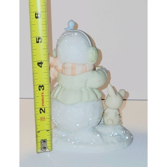 Precious Moments Warmest Wishes Snowman Holiday Collectible porcelain Figurine 2 - Picture 8 of 8